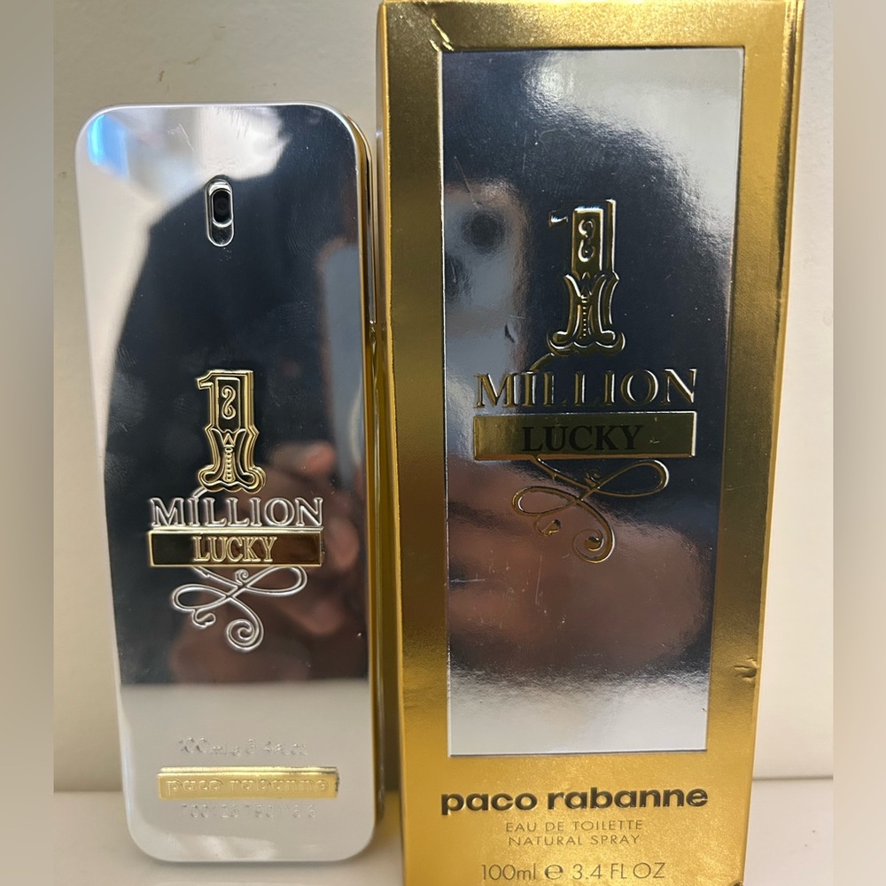 Paco Rabanne 1 Million Lucky Eau de Toilette - Silver and Gold